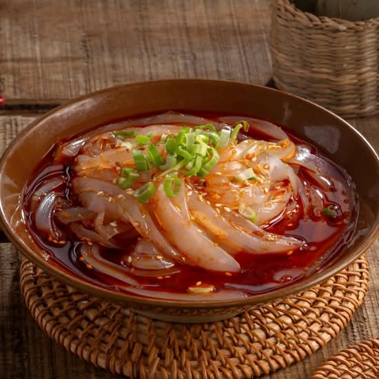 川北凉粉 Spicy Mung Mean Jelly In Chili Sauce